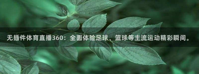 说球帝直播官方：无插件体育直播360：全面体验足球、篮球等主流运动精彩瞬间。